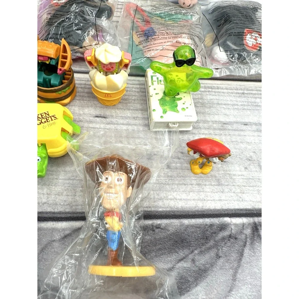 LOT OF VINTAGE 80'S / 90'S MCDONALD'S HAPPY MEAL TOYS CHANGEABLES BEANIE‎ BABIES